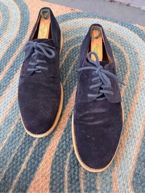 Aldo Men's Loafers Navy Suede Derby size 10